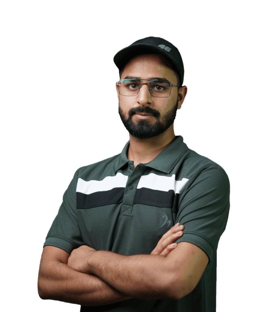 image showing a picture of Malik Ubaid, who is a digital marketing expert in j&k